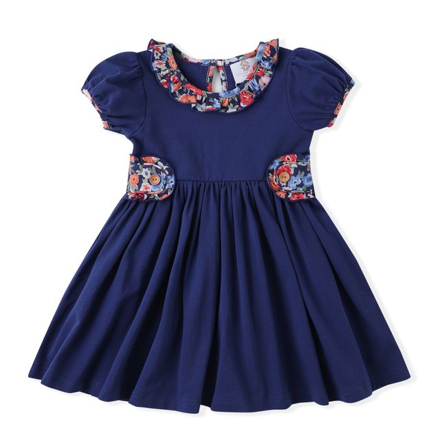 Swoon Kids Moonlit Garden Gwen Tab Dress