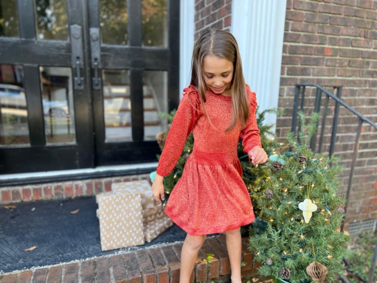 Vignette Girls Carrie Dress - Red