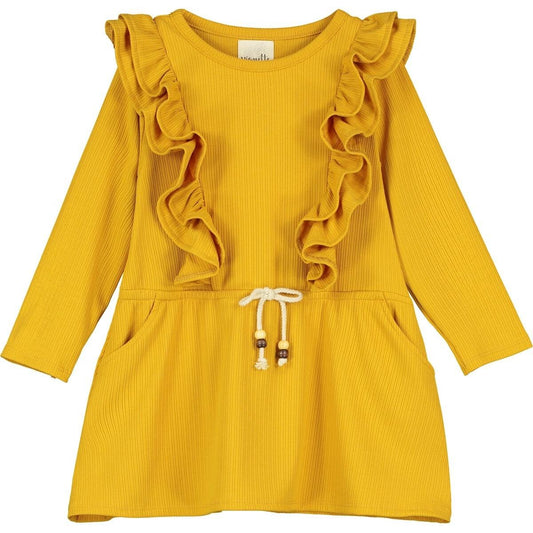 Vignette Girls Celine Dress - Gold