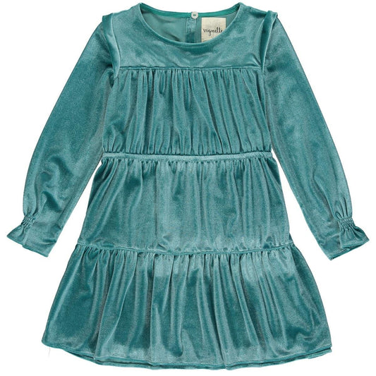 Vignette Girls Bennett Dress - Teal