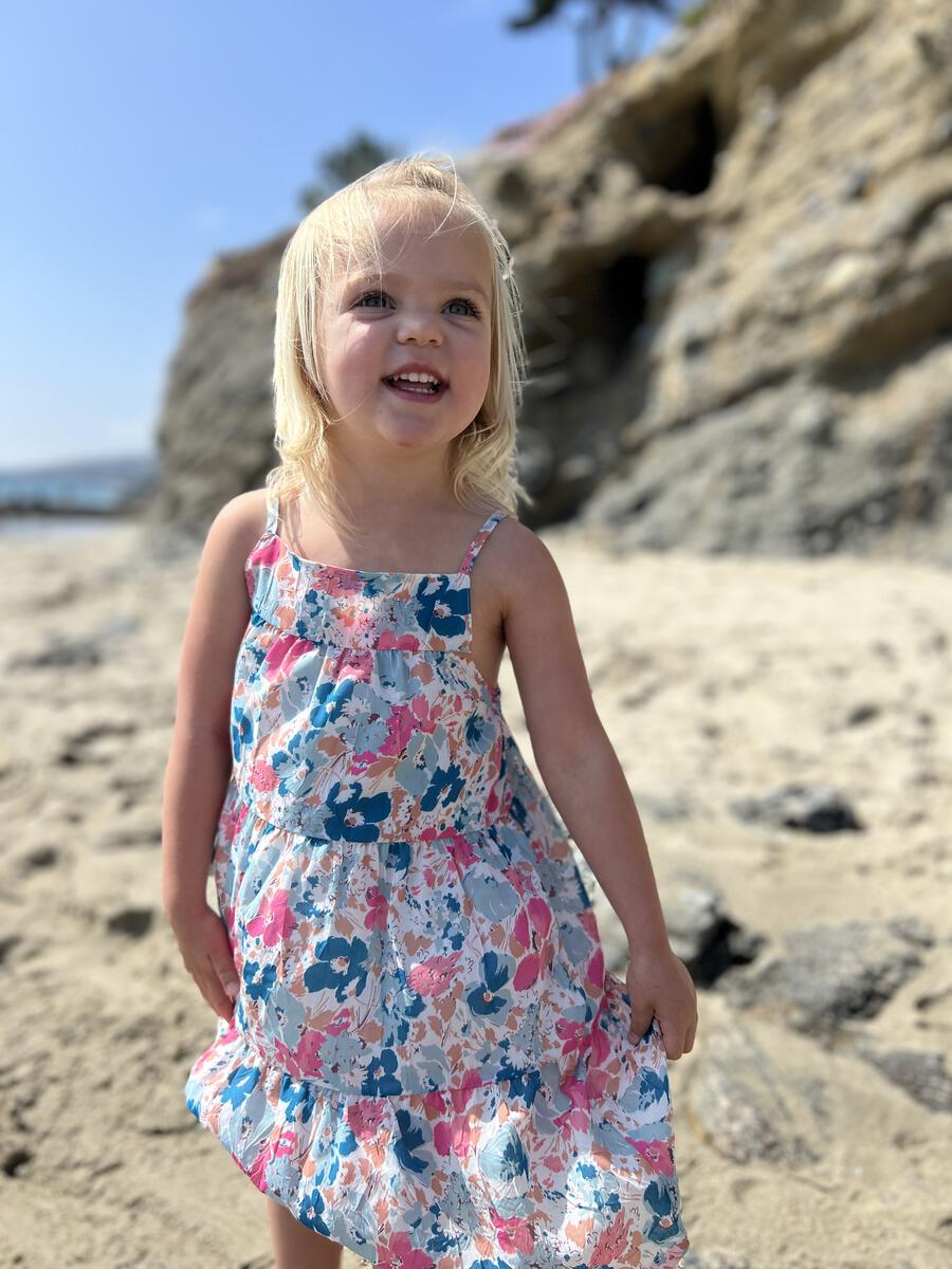 Vignette Girls Paula Dress - Pink Bouquet