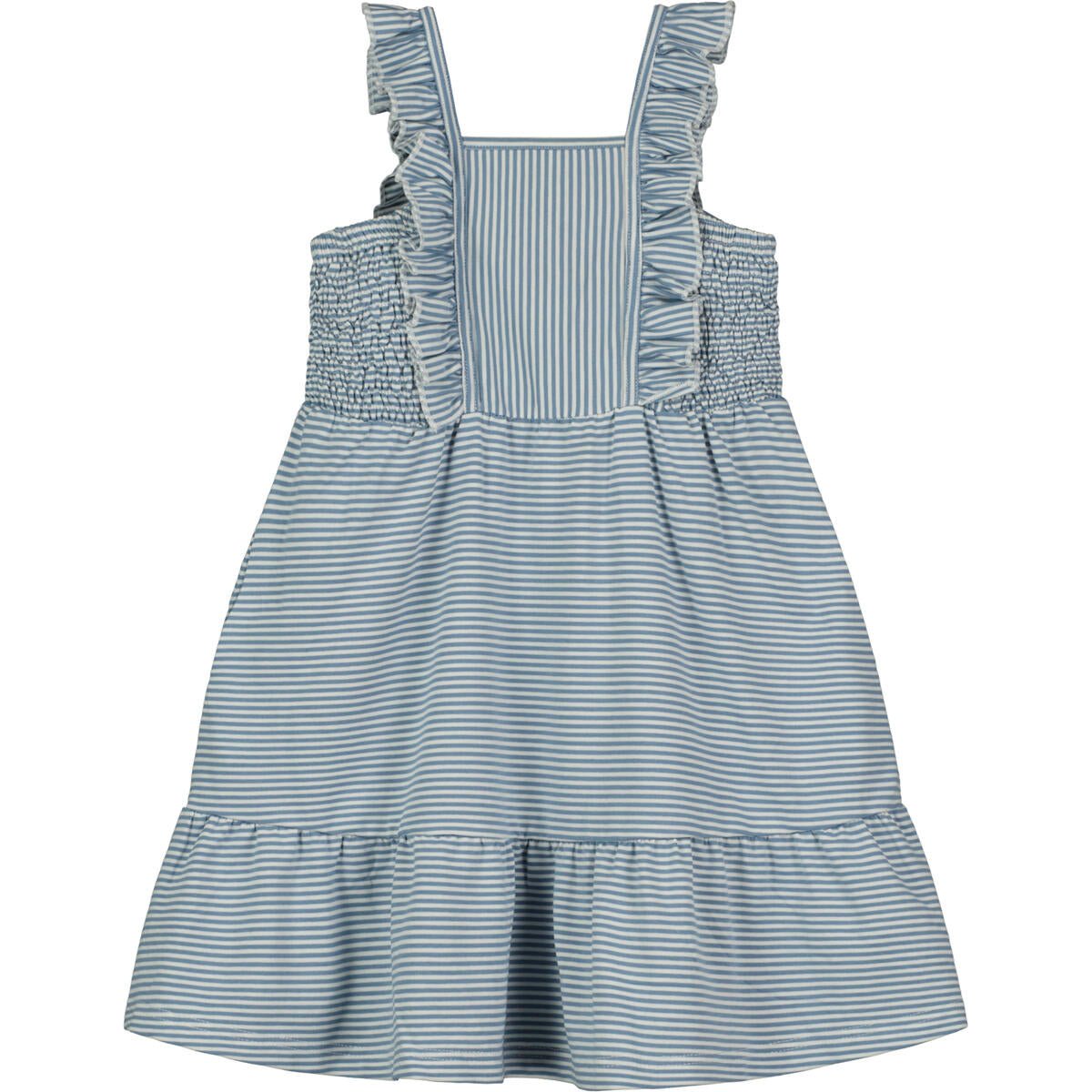 Vignette Girls Ameera Dress - Blue Stripe