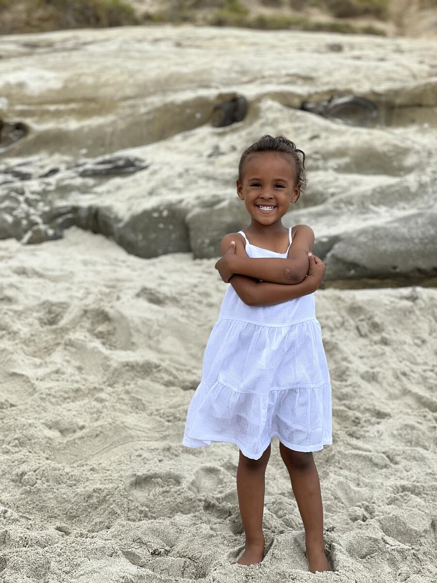 Vignette Girls Paula Dress - Ivory