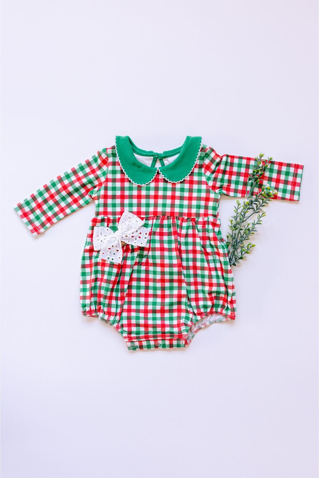 Swoon Baby Falliday Gingham Proper Picot Bubble