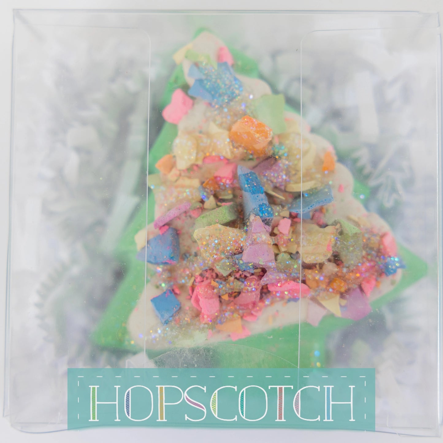 Hopscotch Chalk Christmas Tree - Treat Size