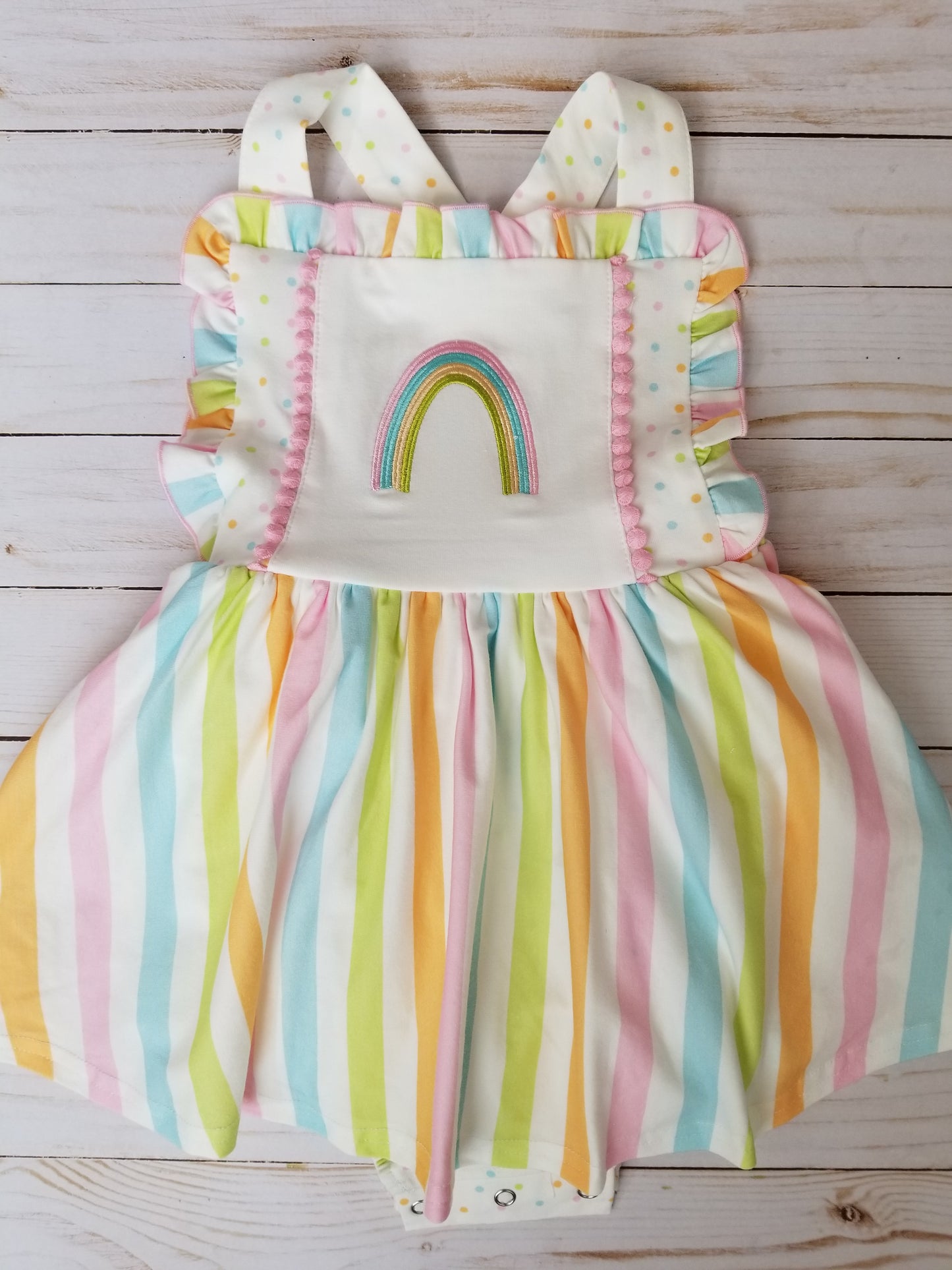 Swoon Baby After the Rain Embroidery Bubble Dress Style 22-38