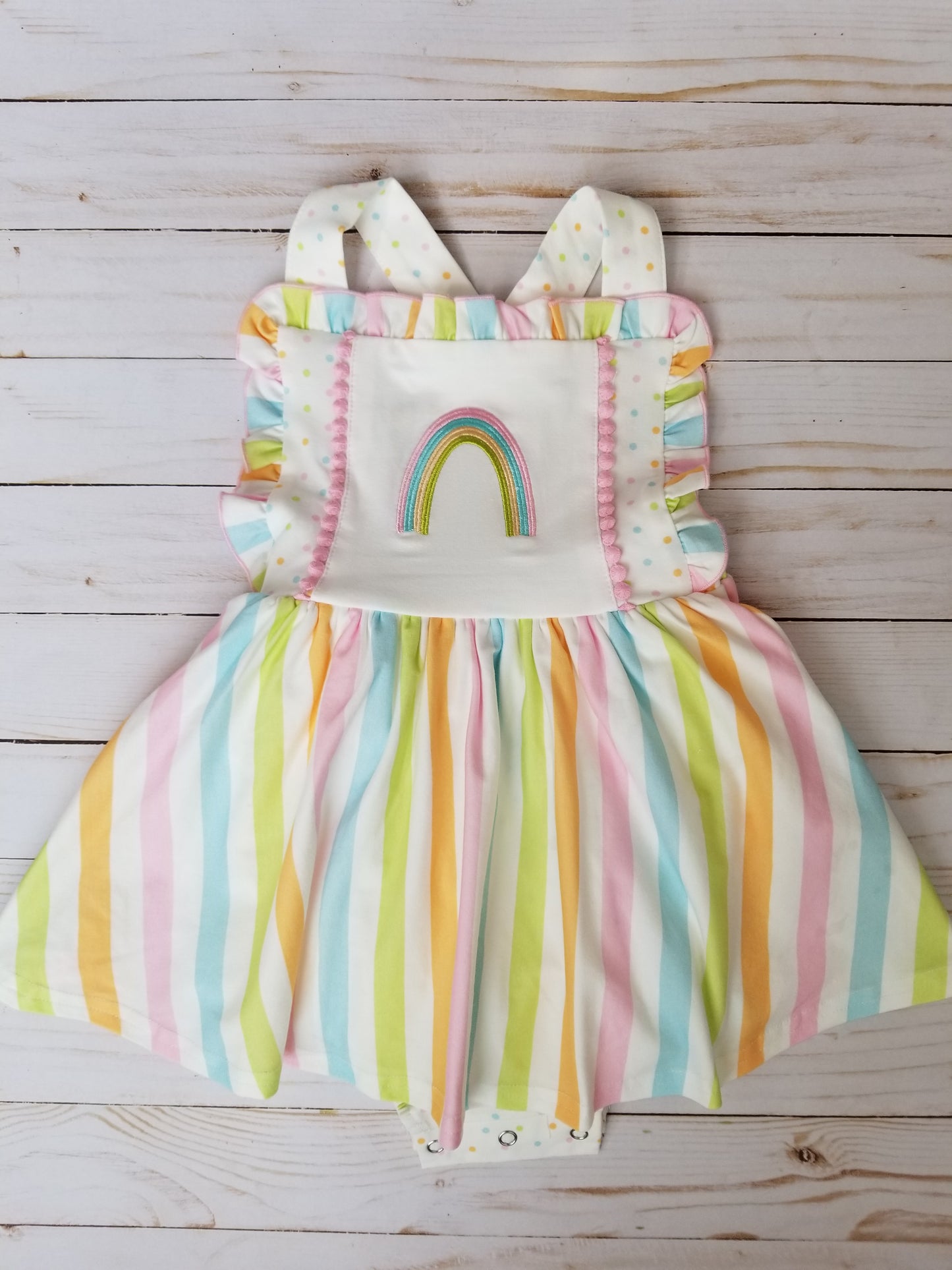 Swoon Baby After the Rain Embroidery Bubble Dress Style 22-38