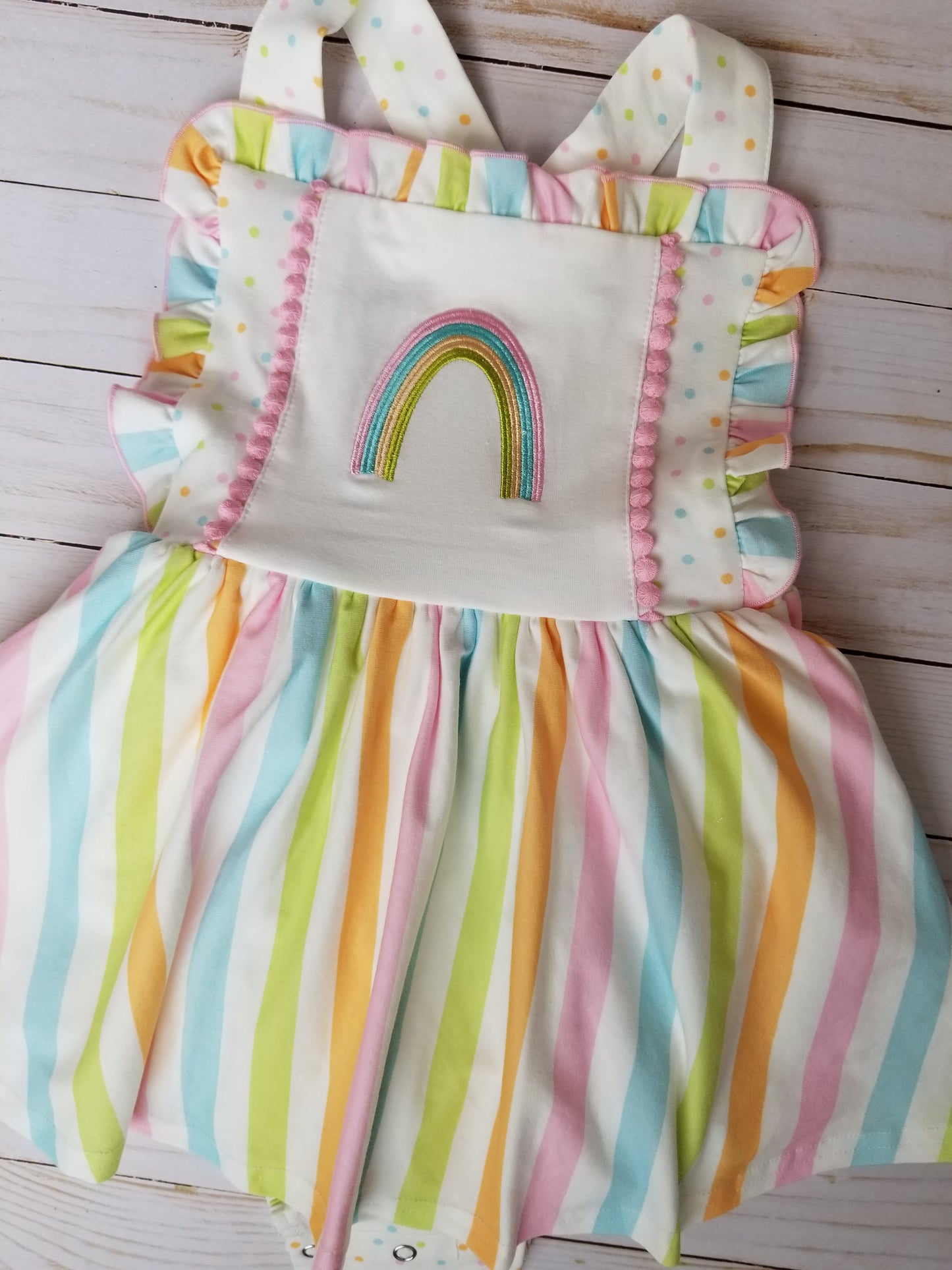 Swoon Baby After the Rain Embroidery Bubble Dress Style 22-38