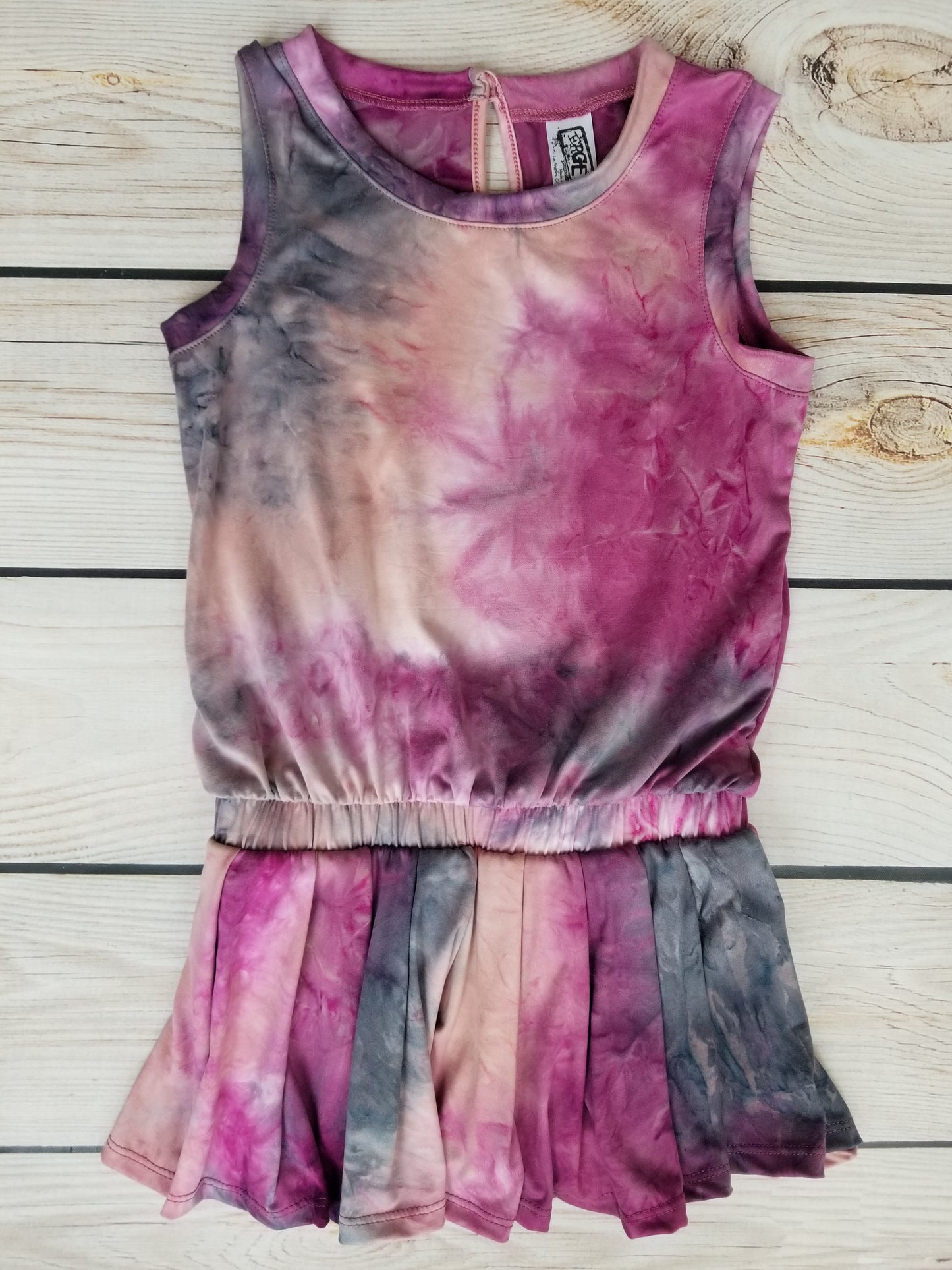 Erge Designs Tie Dyed Romper Skort