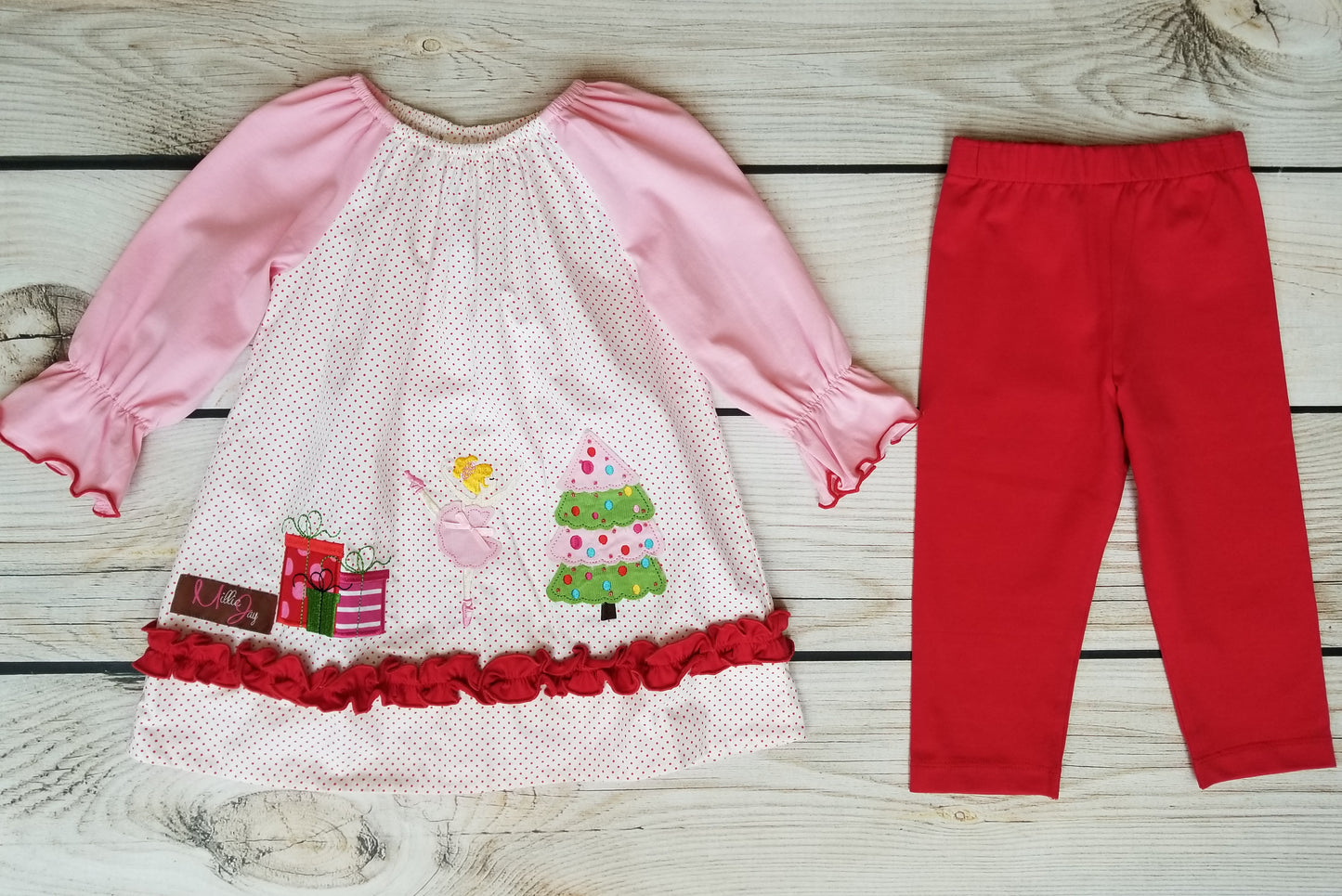 Millie Jay Nutcracker Applique Legging Set