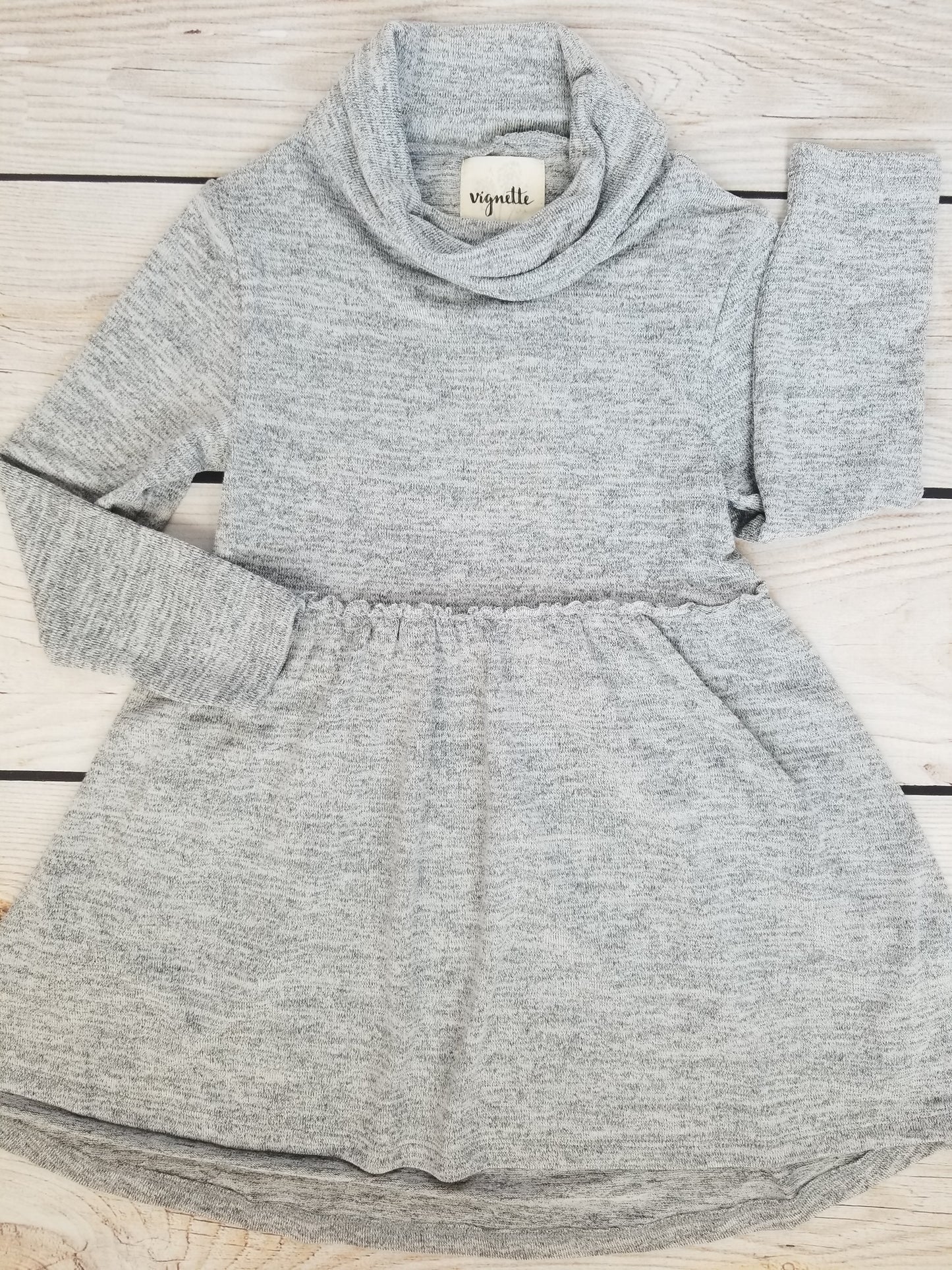 Vignette Girls Sabina Dress - Grey