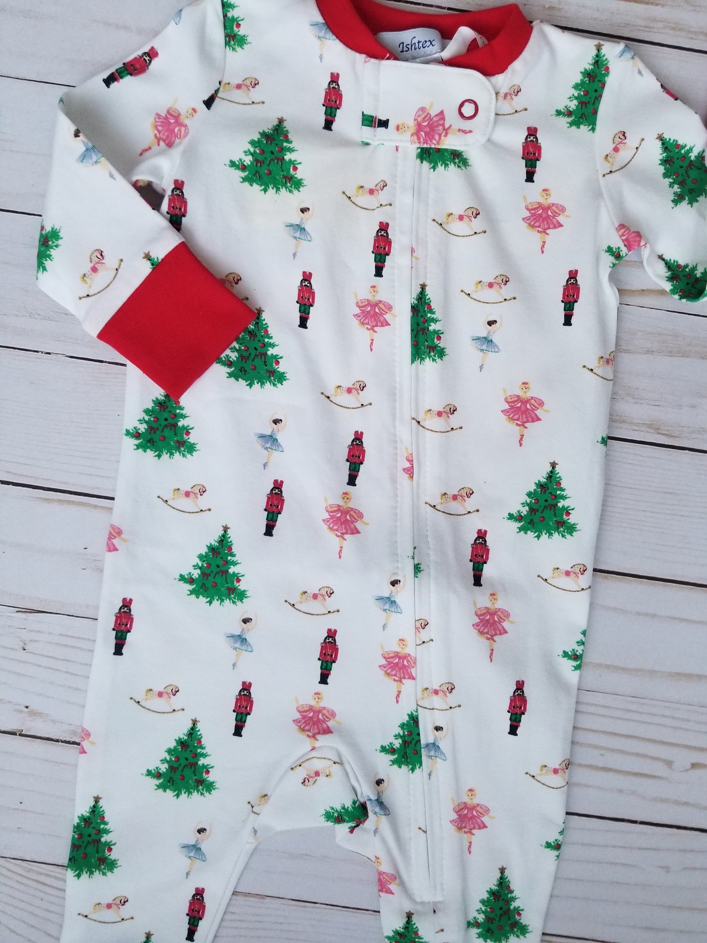 Ishtex Girls Nutcracker Onesie