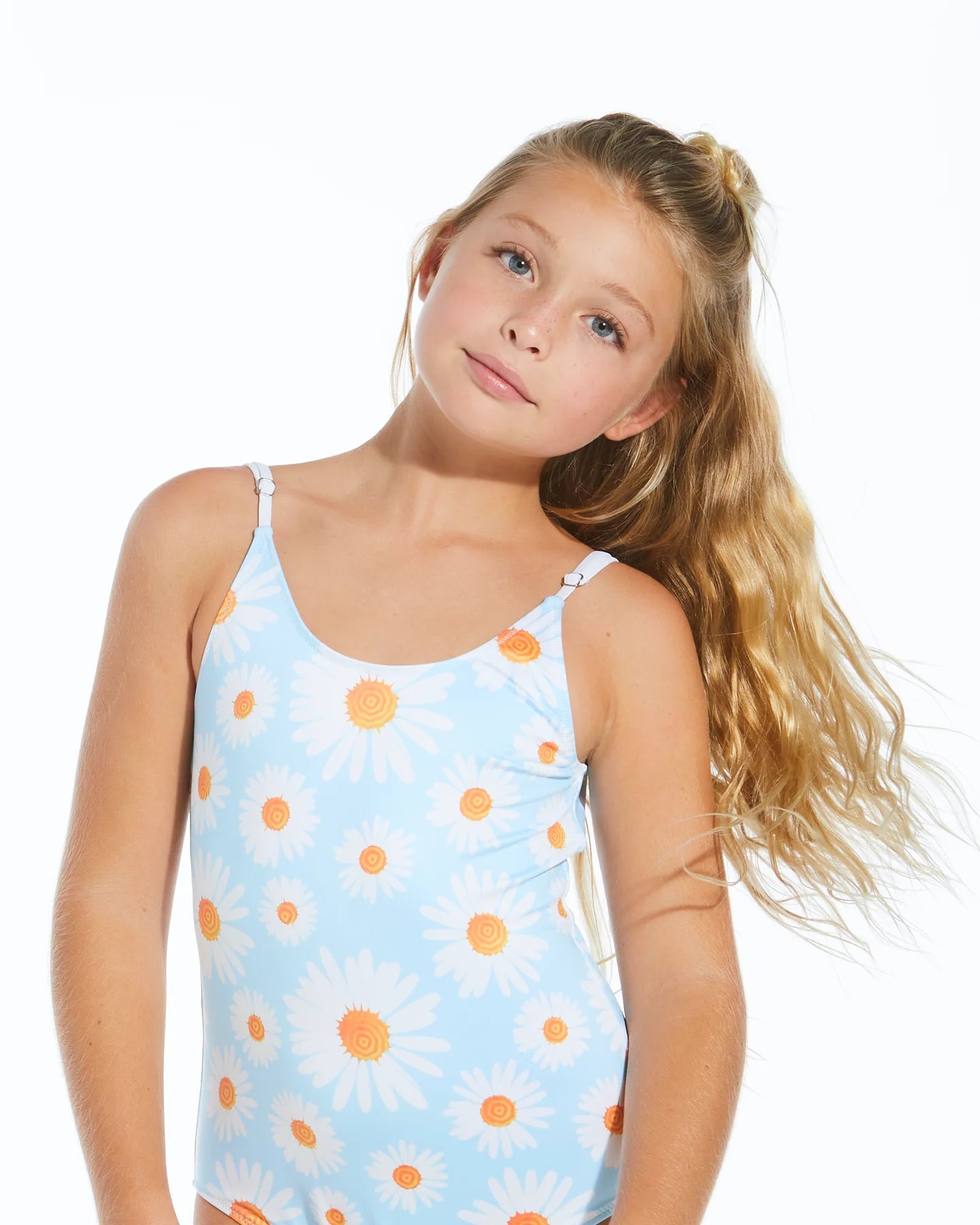 Stella Cove Daisy Print Tank Swimsuit