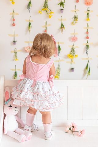 Be Girl Clothing Baskets & Bunnies Alba Romper