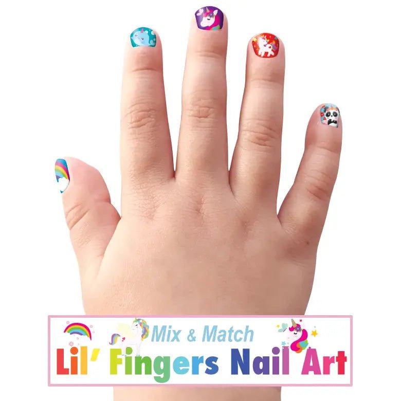 Girl Nation Magical Unicorn Bracelet and Nail Sticker Girly Gift Pack