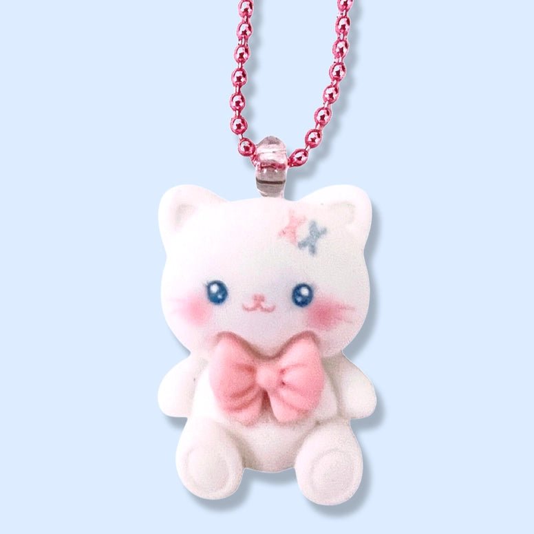 Pop Cutie Mochi Kitten Necklace