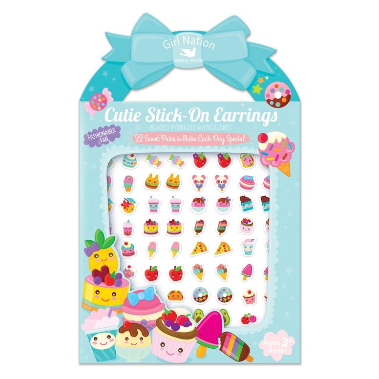Girl Nation Cutie Stick-On Earrings - Sweets & Treats