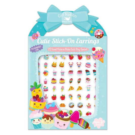 Girl Nation Cutie Stick-On Earrings - Sweets & Treats