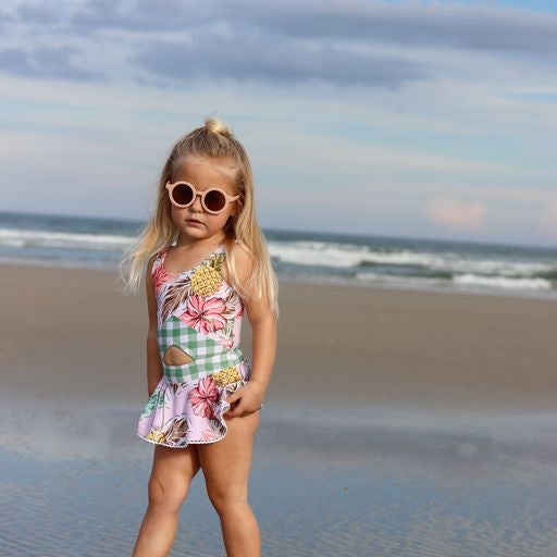 Blueberry Bay Emerald Greenwood One Piece Swimsuit
