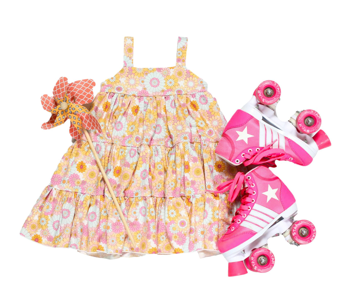 Be Girl Clothing Flower Power Garden Twirler