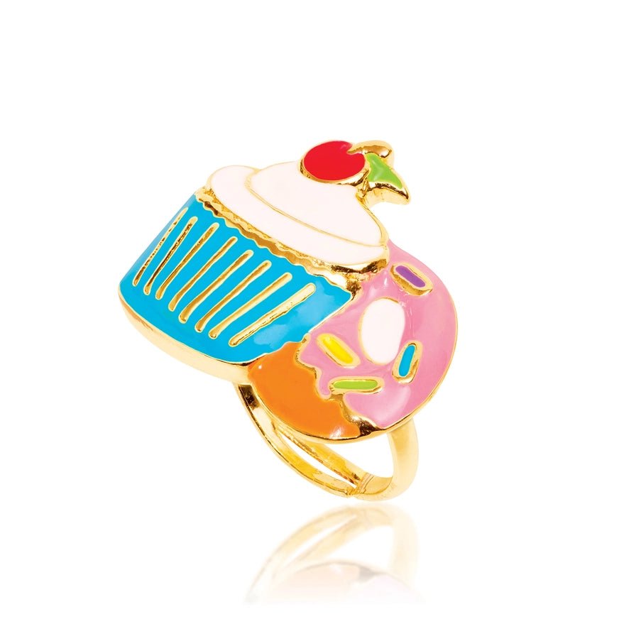 Girl Nation Cupcake Cutie Adjustable Ring with Gift Box