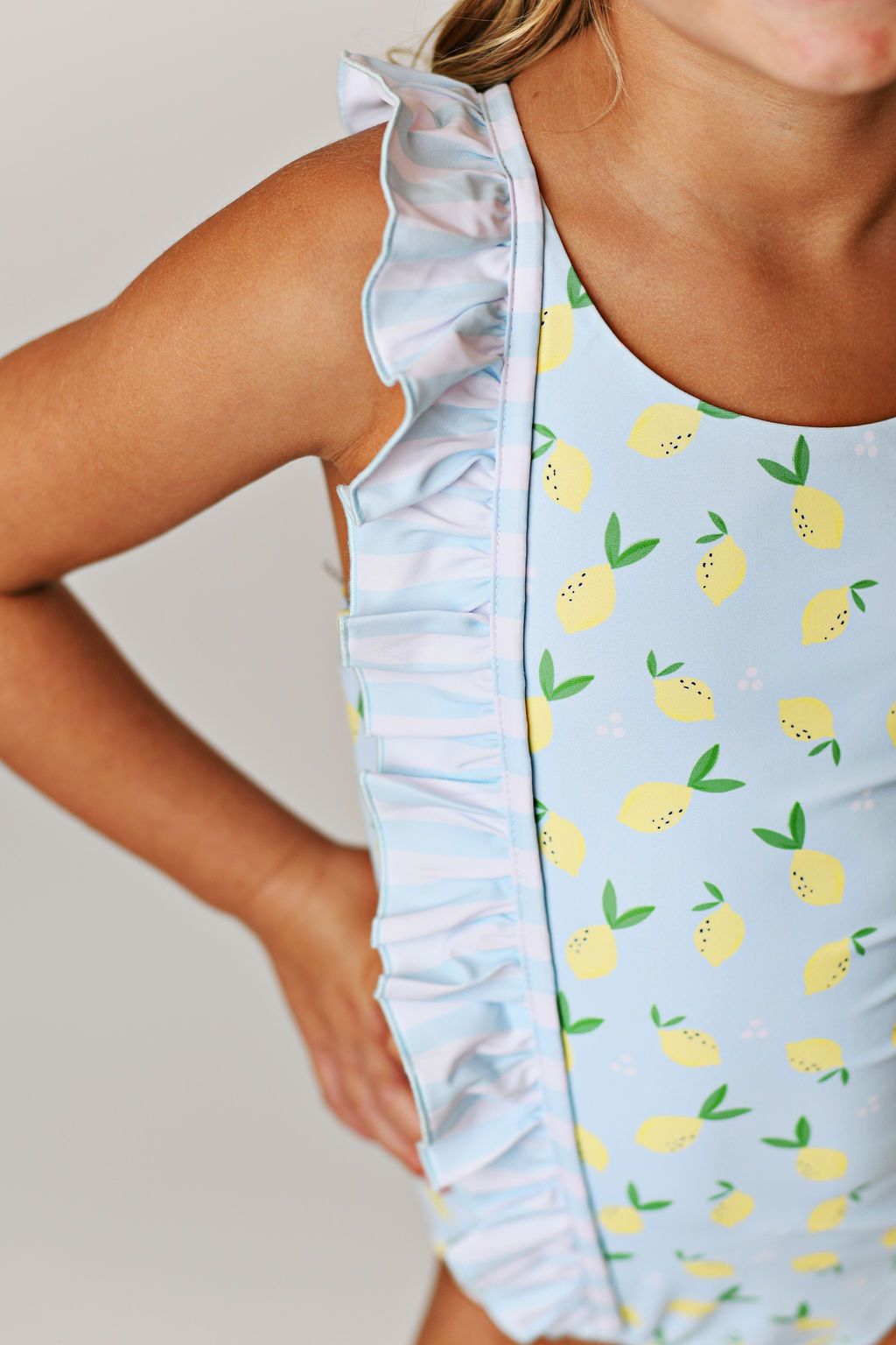 Swoon Baby Lemonade UPF 50 One Piece Tunic Swimmy