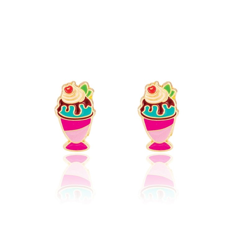 Girl Nation Cutie Stud Earrings - Sundae Supreme