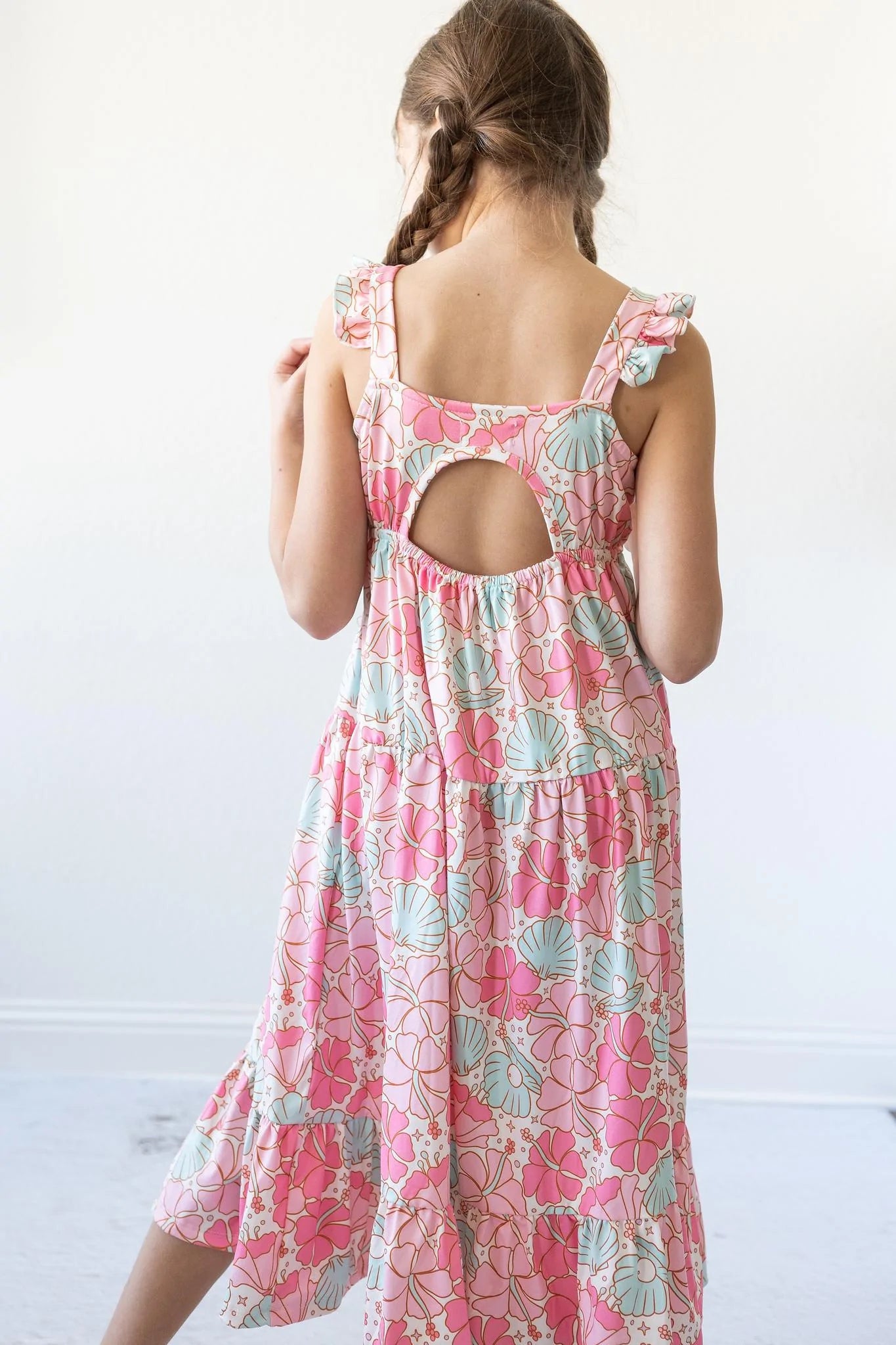 Mila & Rose Beach Daze Ruffle Maxi Dress