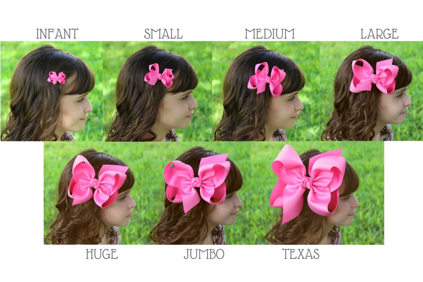 Beyond Creations 5.5" Signature Grosgrain Double Knot Bow on Clip - Oatmeal