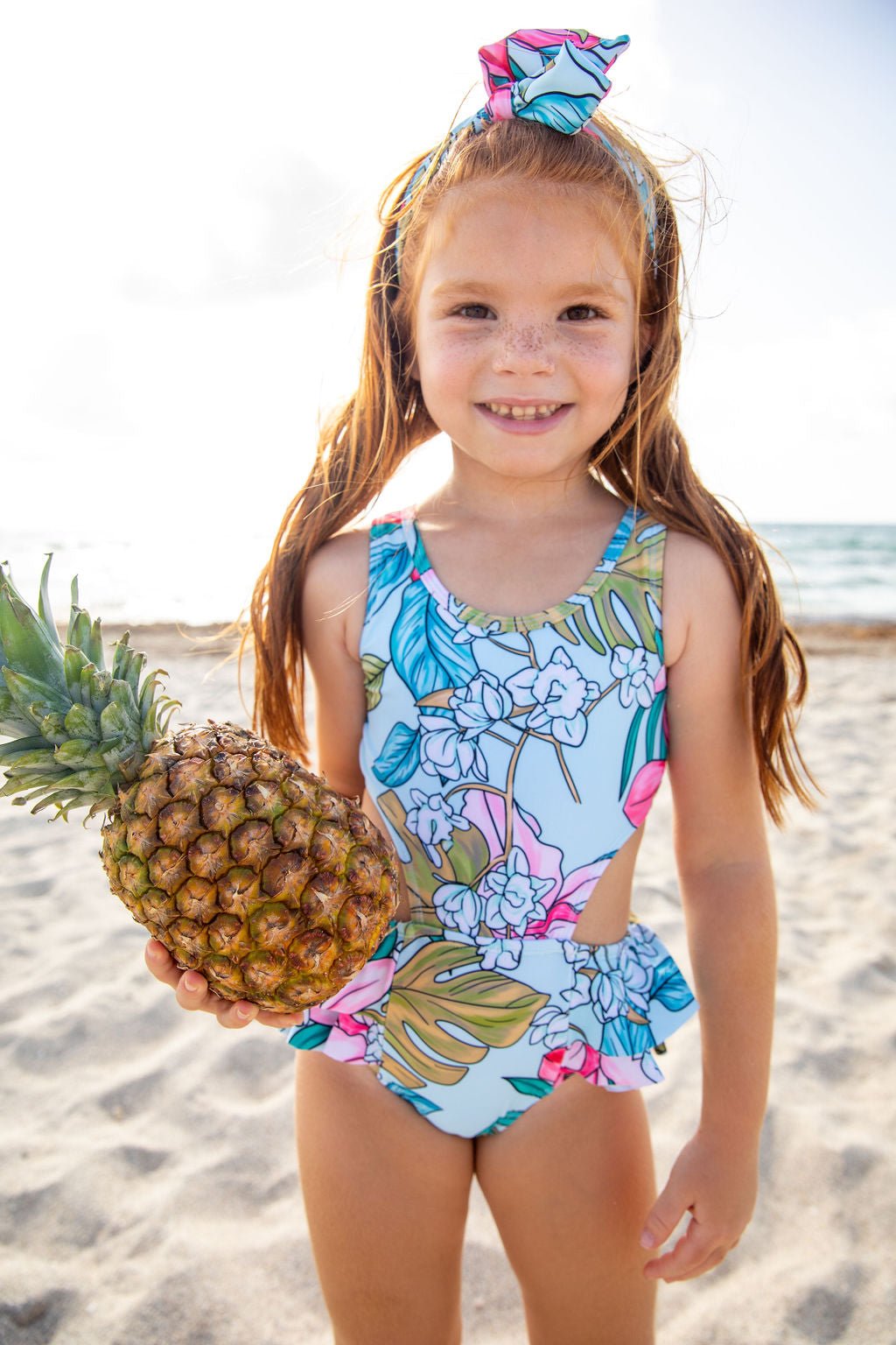 Blueberry Bay Mint Shell One Piece Swimsuit