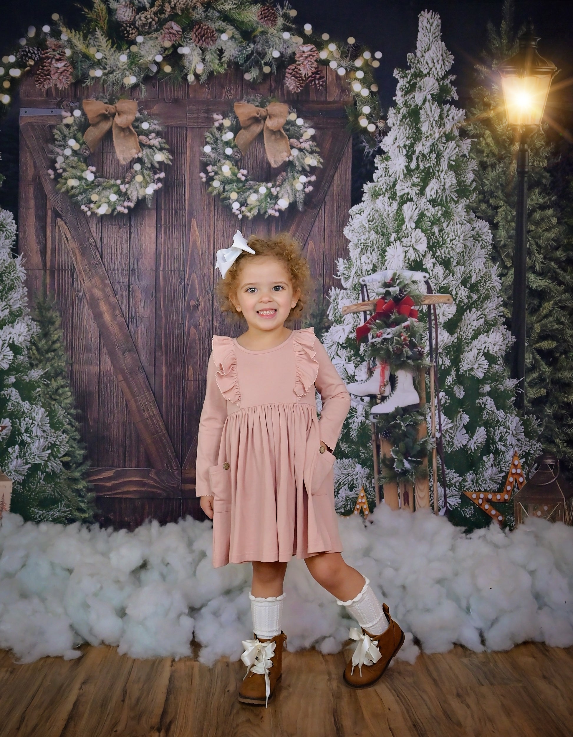 Serendipity Clothing Mauve Bella Picot Pocket Dress