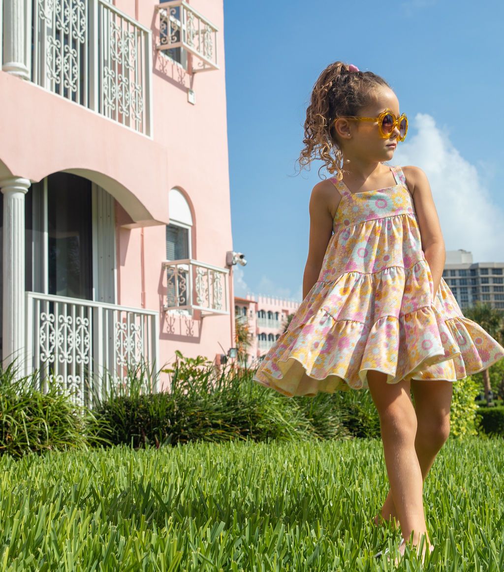Be Girl Clothing Flower Power Garden Twirler