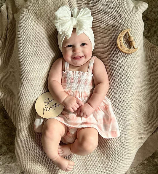 In Awe Couture Ivory Ruffled Headband