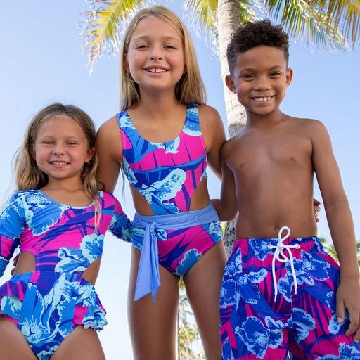 Blueberry Bay Kokomo Swim Trunks