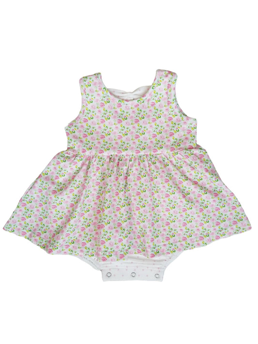 Swoon Baby Ditsy Floral Dainty Bow Bubble Dress Style 23-53