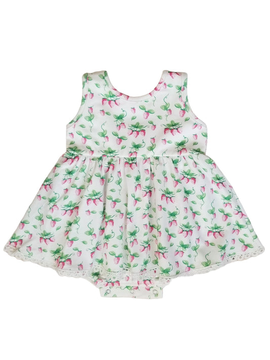 Serendipity Clothing Spring Berries Bow Bubble Dress Style 23-23