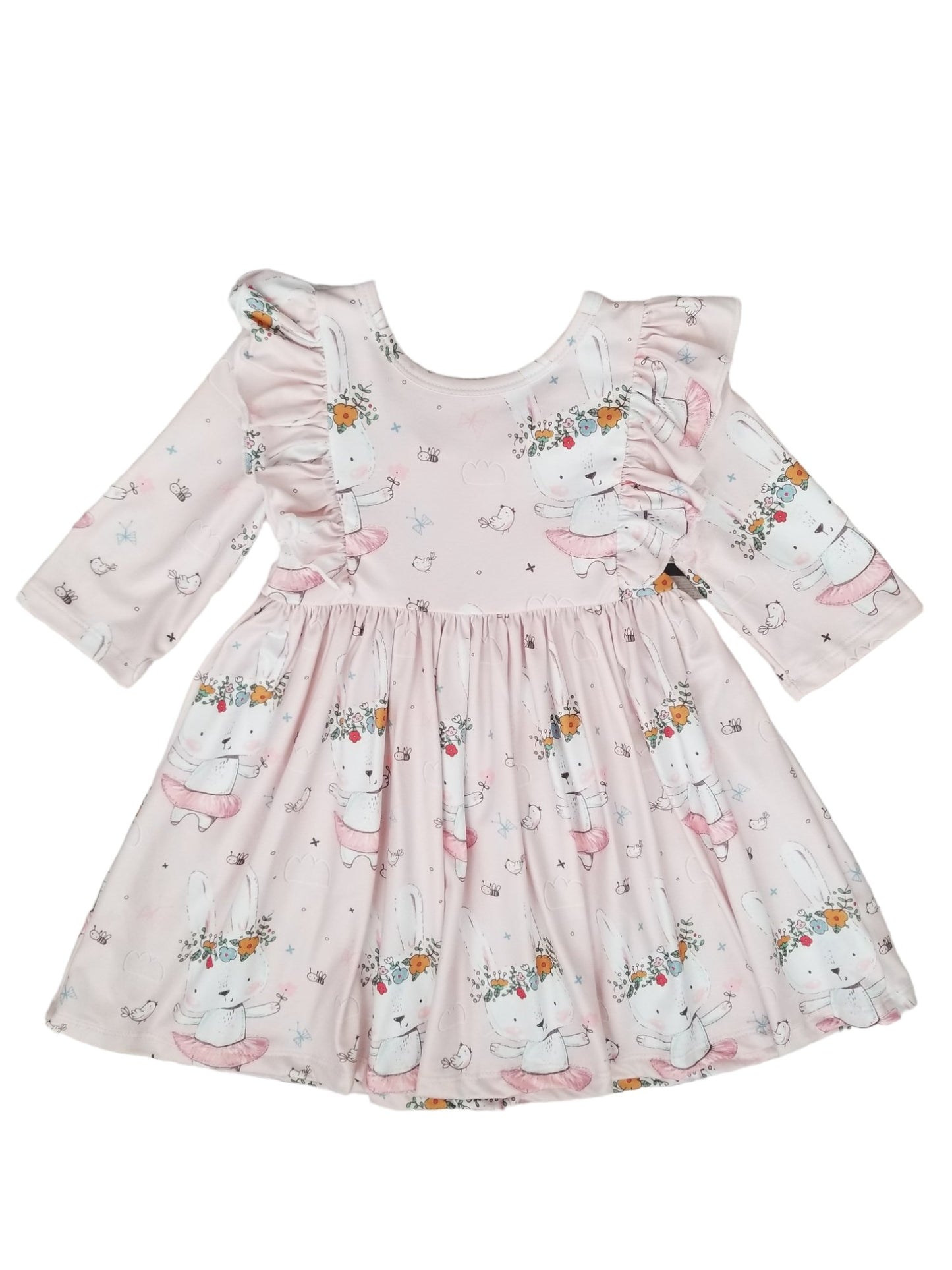 Mila & Rose Don't Worry, Be Hoppy Ruffle Twirl Dress