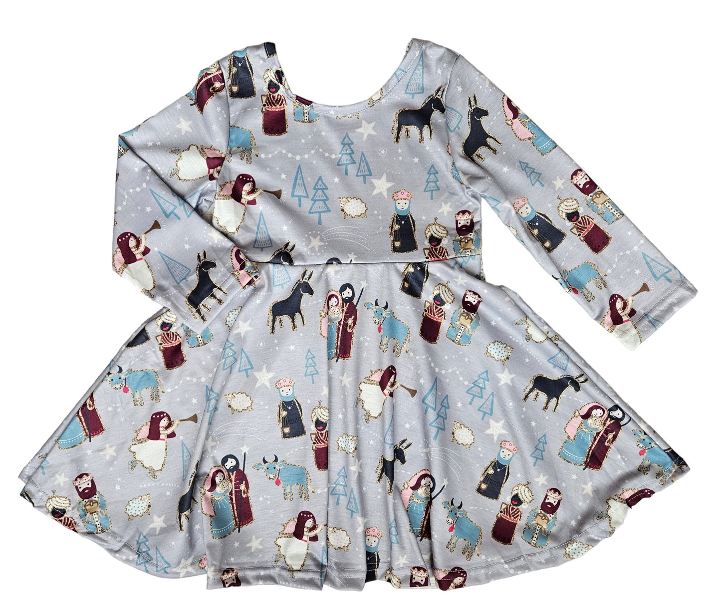 Girls O Holy Night Twirl Dress