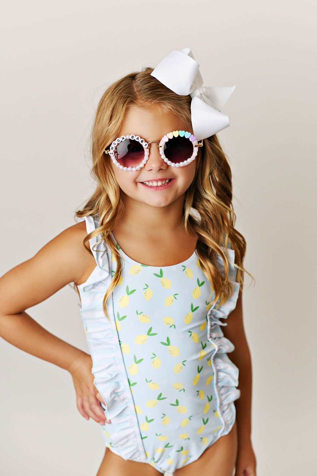 Swoon Baby Lemonade UPF 50 One Piece Tunic Swimmy