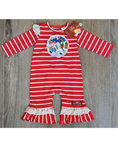 Millie Jay Dreamcatcher Knit Romper with Flower