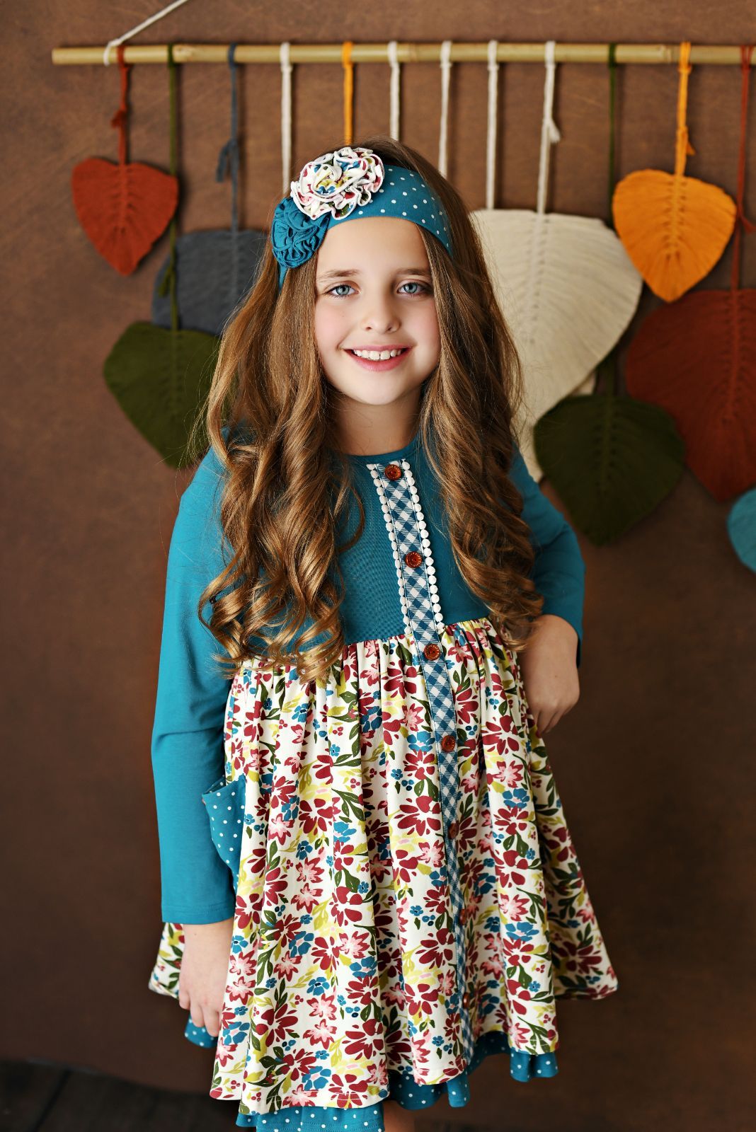 Swoon Baby Crimson Rose Prim Pocket Dress Style 21-22 (PRE-ORDER)