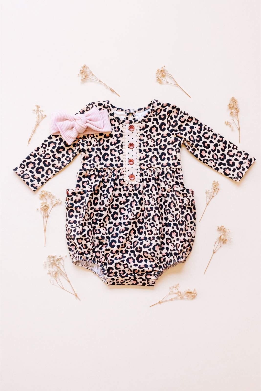Swoon Baby Midnight Leopard Petal Bubble