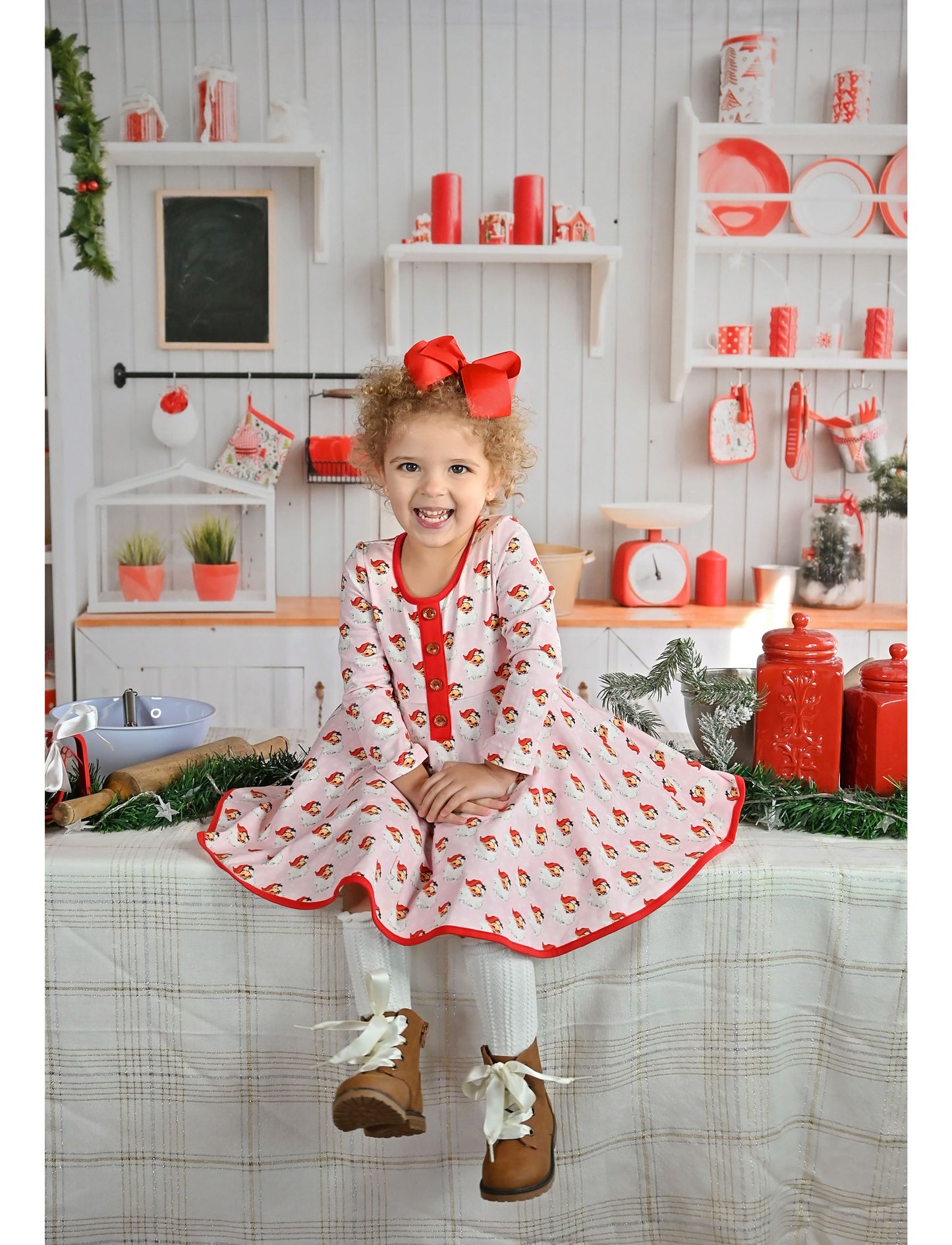 Swoon Baby Santa Baby Petal Dress