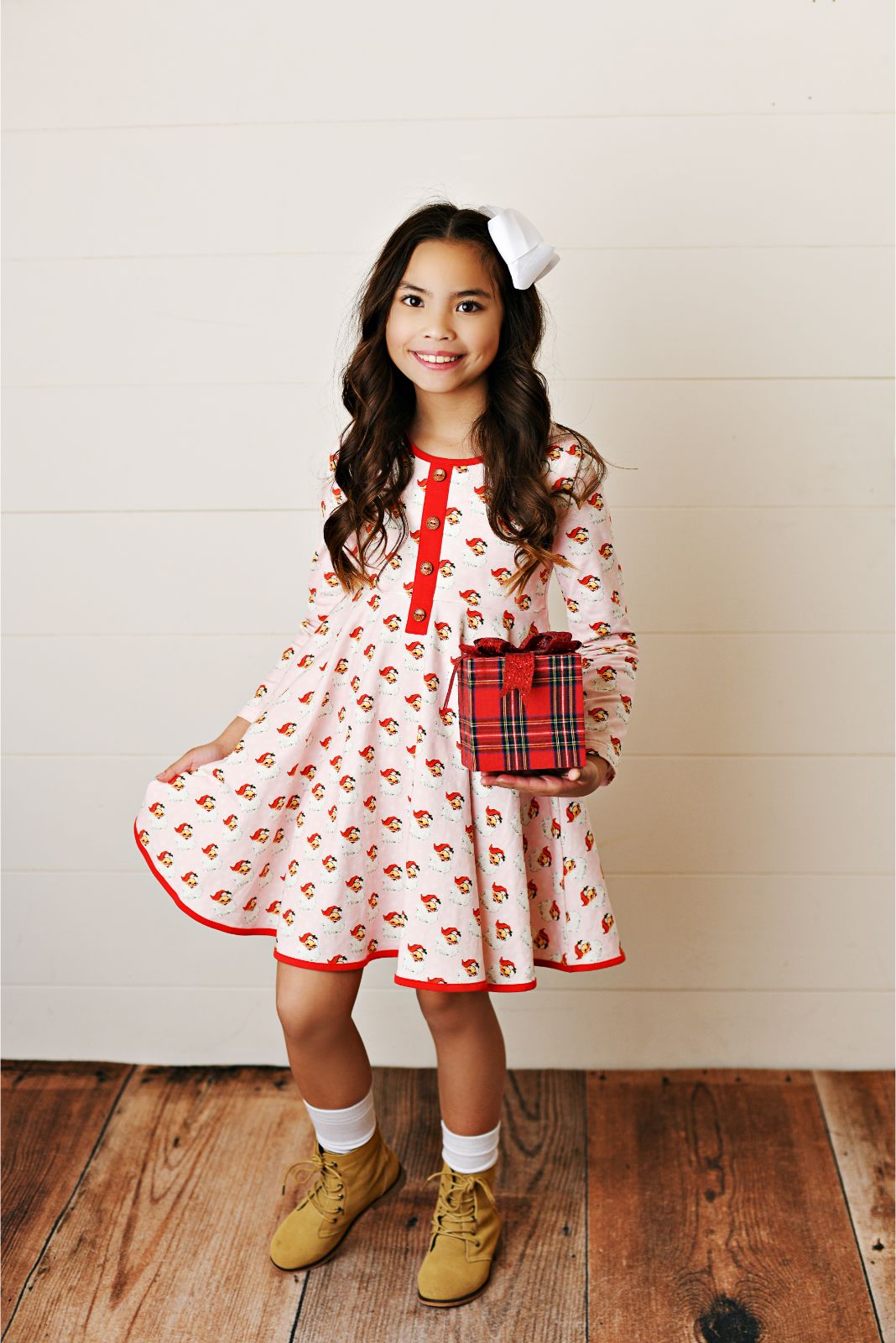 Swoon Baby Santa Baby Petal Dress
