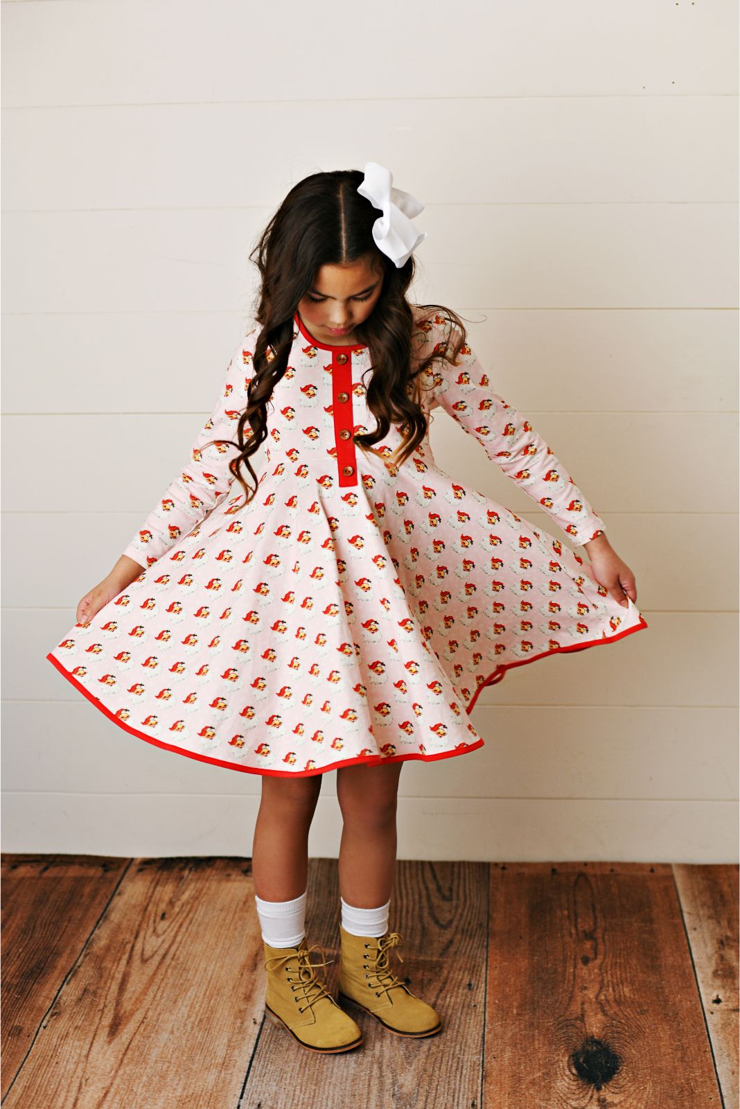 Swoon Baby Santa Baby Petal Dress