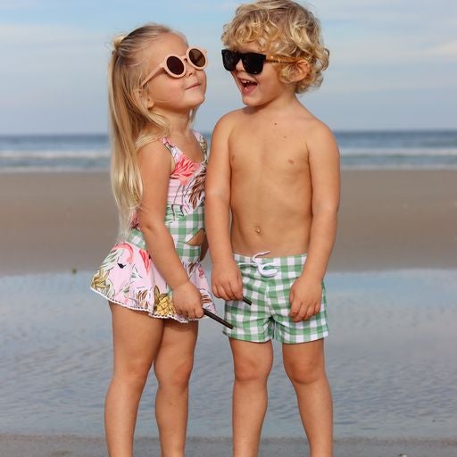 Blueberry Bay Emerald Greenwood One Piece Swimsuit