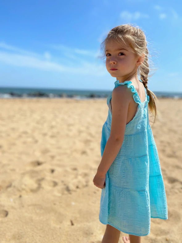 Vignette from Magpie & Mabel Layla Dress - Aqua