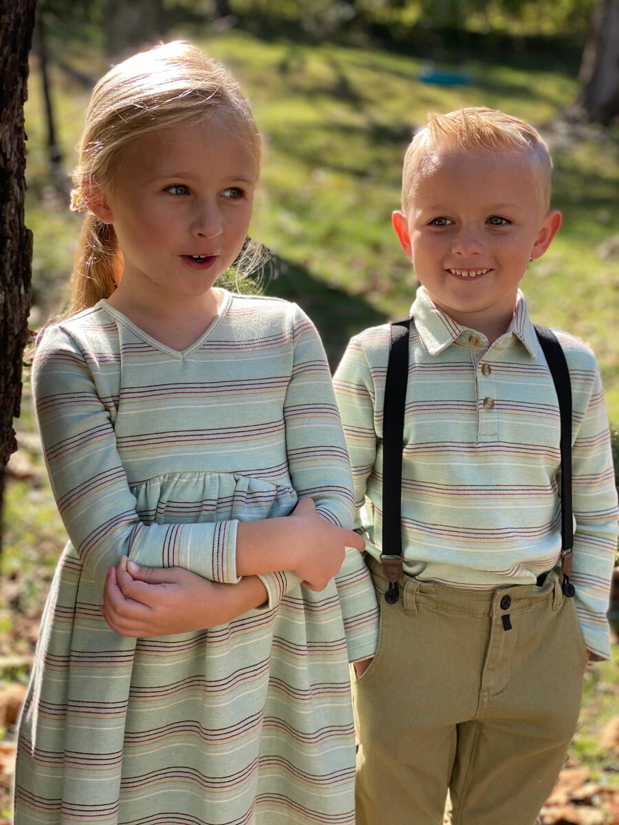 Vignette from Magpie & Mabel Aqua Winnie Dress