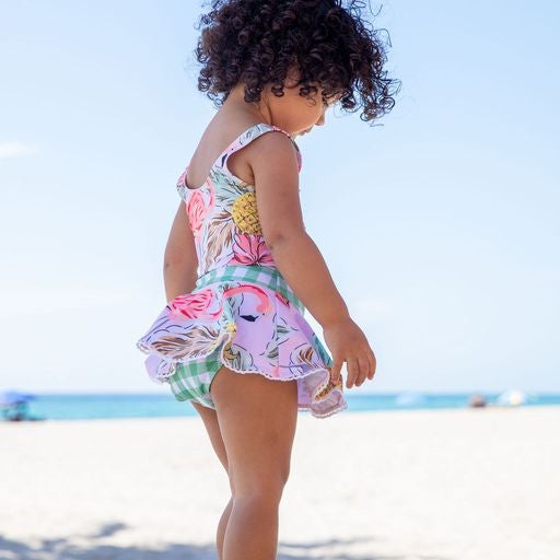 Blueberry Bay Emerald Greenwood One Piece Swimsuit