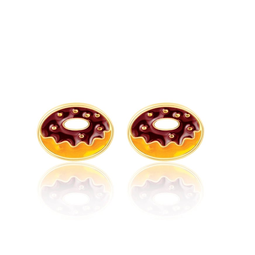 Girl Nation Cutie Stud Earrings - Yummy Donut